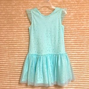 The children’s place light green sleeveless dress. Size 7/8.